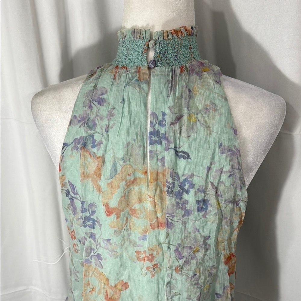Alice + Olivia Caily Skirt & Annmarie Floral Georgette Top Set  0 Skirt / XS Top - Picture 9 of 12